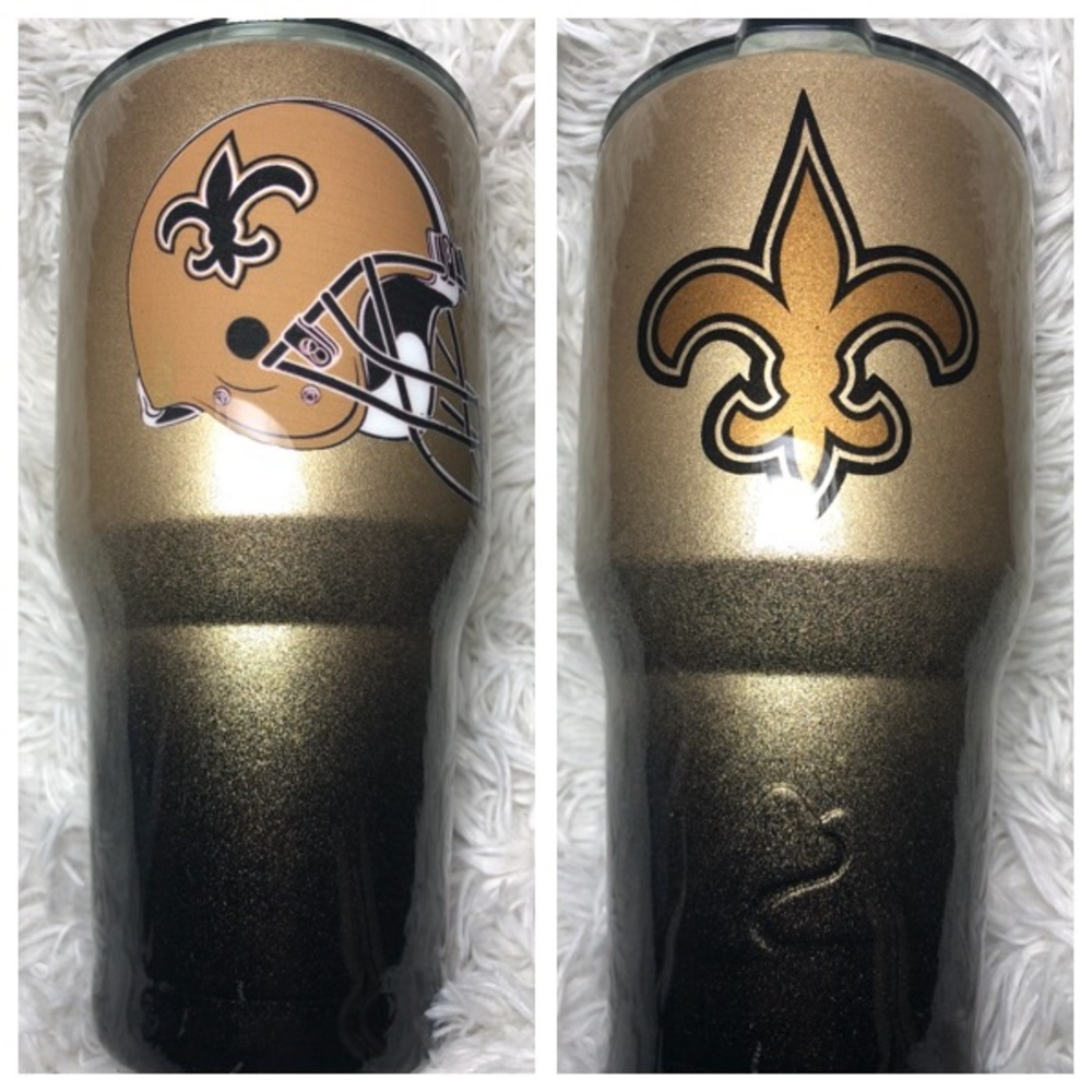 New Orleans Saint NFL Customize Football Tumbler